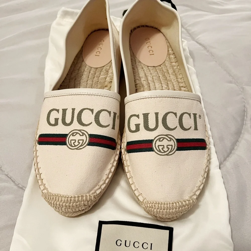 Gucci Logo GG Espadrilles - Picture 6 of 9